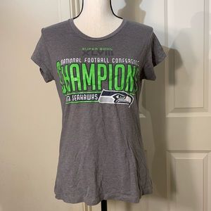 Seattle Seahawks Super Bowl T-Shirt L